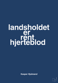 plakat: landsholdet er rent hjerteblod - lapis blue-Fodbold-A1two3