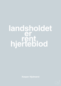 plakat: landsholdet er rent hjerteblod - light drizzle-Fodbold-A1two3