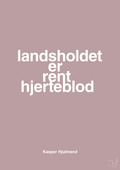 plakat: landsholdet er rent hjerteblod - light rose-Fodbold-A1two3