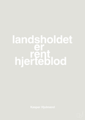 plakat: landsholdet er rent hjerteblod - painters white-Fodbold-A1two3