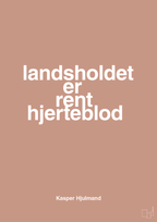 plakat: landsholdet er rent hjerteblod - powder-Fodbold-A1two3