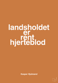 plakat: landsholdet er rent hjerteblod - rumba orange-Fodbold-A1two3