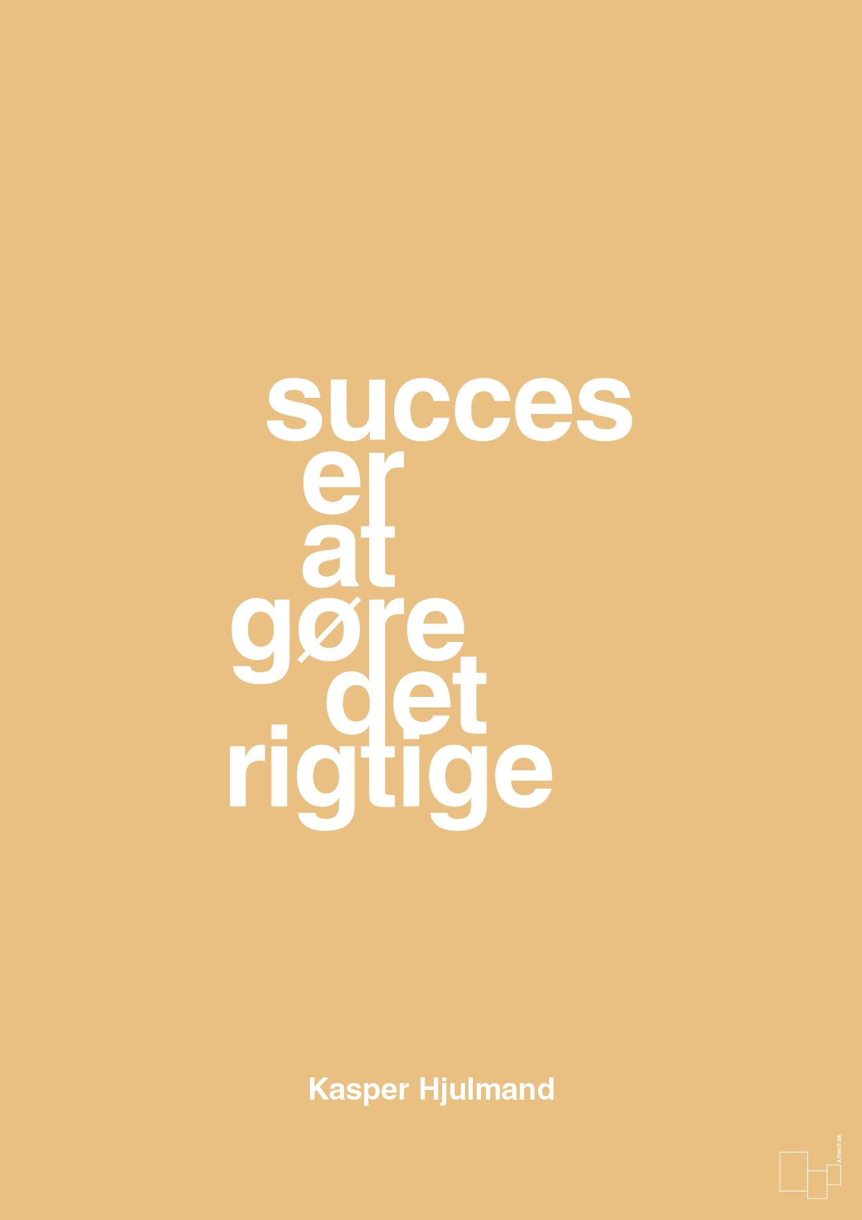 plakat: succes er at gøre det rigtige - charismatic-Fodbold-A1two3