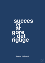 plakat: succes er at gøre det rigtige - lapis blue-Fodbold-A1two3