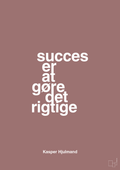 plakat: succes er at gøre det rigtige - plum-Fodbold-A1two3