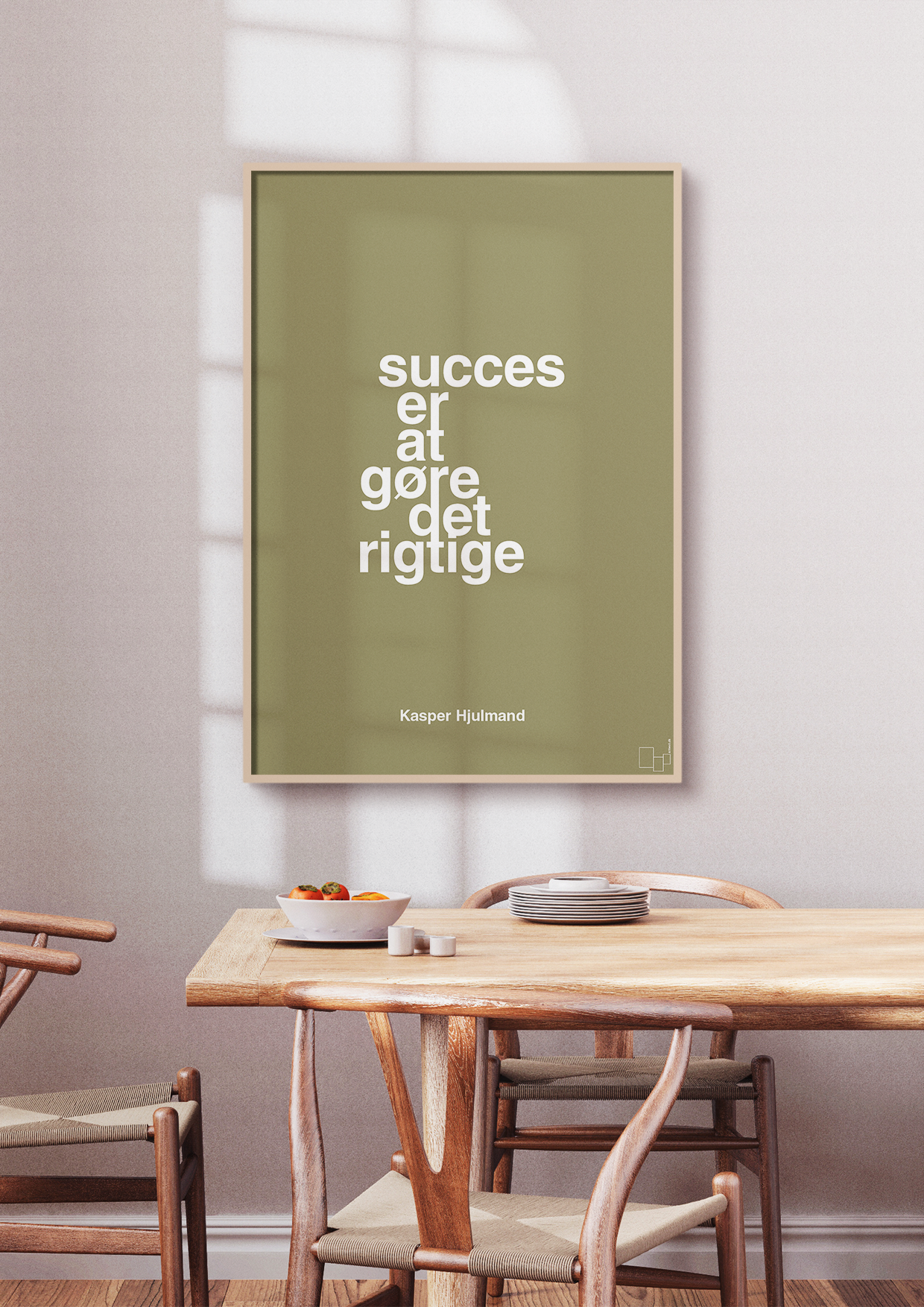 plakat: succes er at gøre det rigtige - bubble shell-Fodbold-A1two3