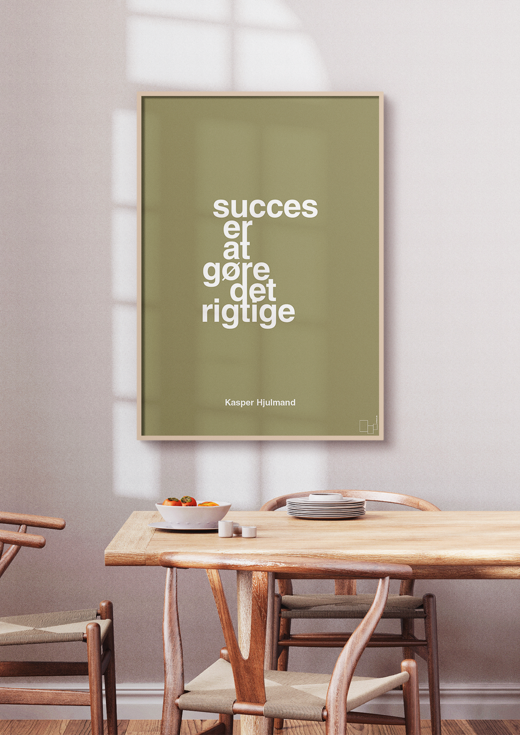 plakat: succes er at gøre det rigtige - secret meadow-Fodbold-A1two3
