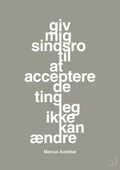 plakat: giv mig sindsro til at acceptere de ting jeg ikke kan ændre - battleship gray-Filosof-A1two3