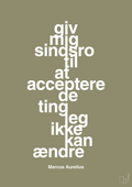 plakat: giv mig sindsro til at acceptere de ting jeg ikke kan ændre - misty forrest-Filosof-A1two3