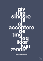 Giv mig sindsro til at acceptere de ting jeg ikke kan ændre - petrol-Filosof-A1two3