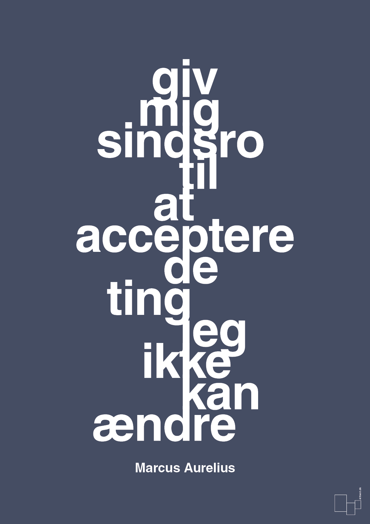 Giv mig sindsro til at acceptere de ting jeg ikke kan ændre - petrol-Filosof-A1two3