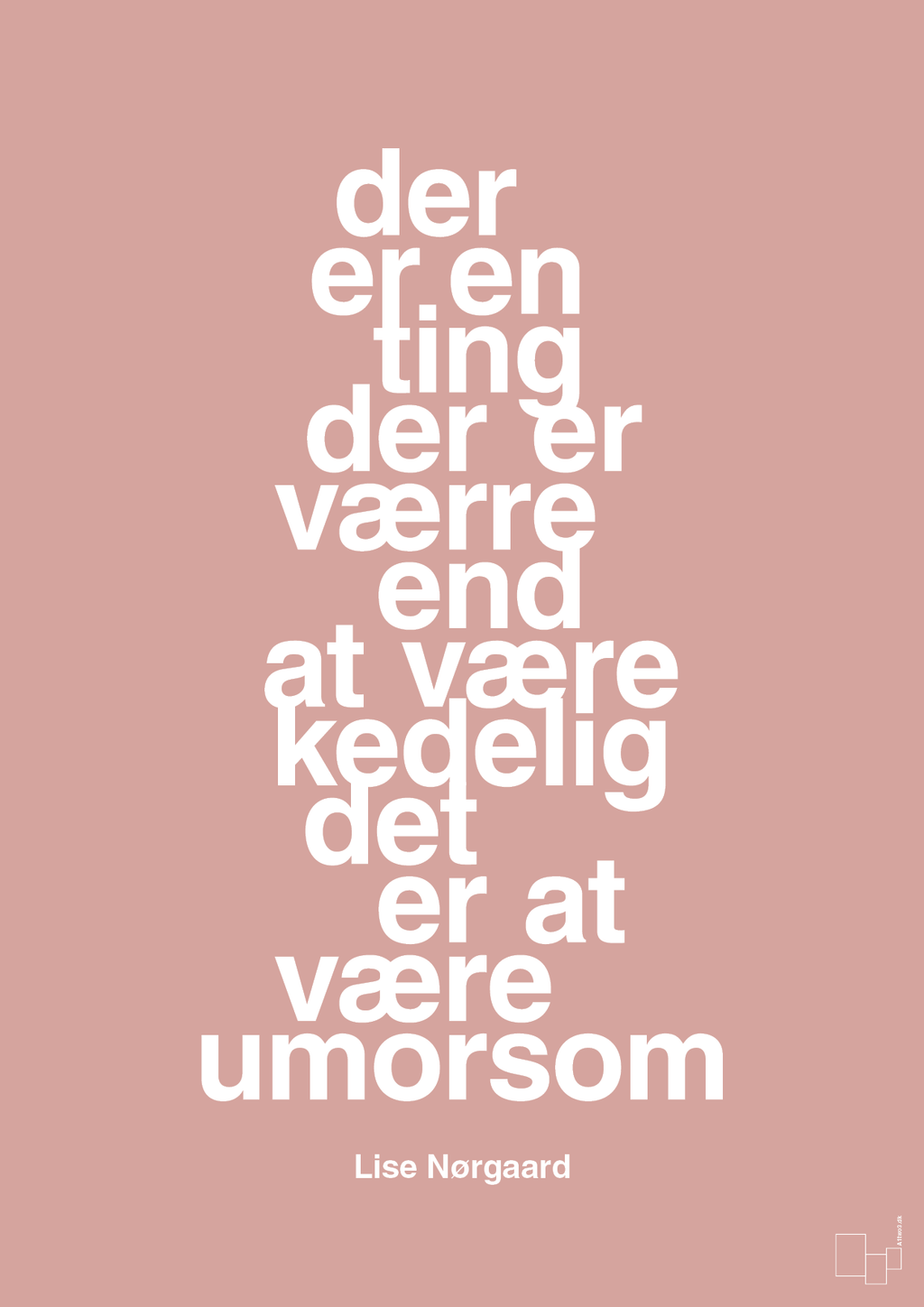 plakat: der er en ting der er værre end at være kedelig det er at være umorsom - bubble shell-Forfatter-A1two3