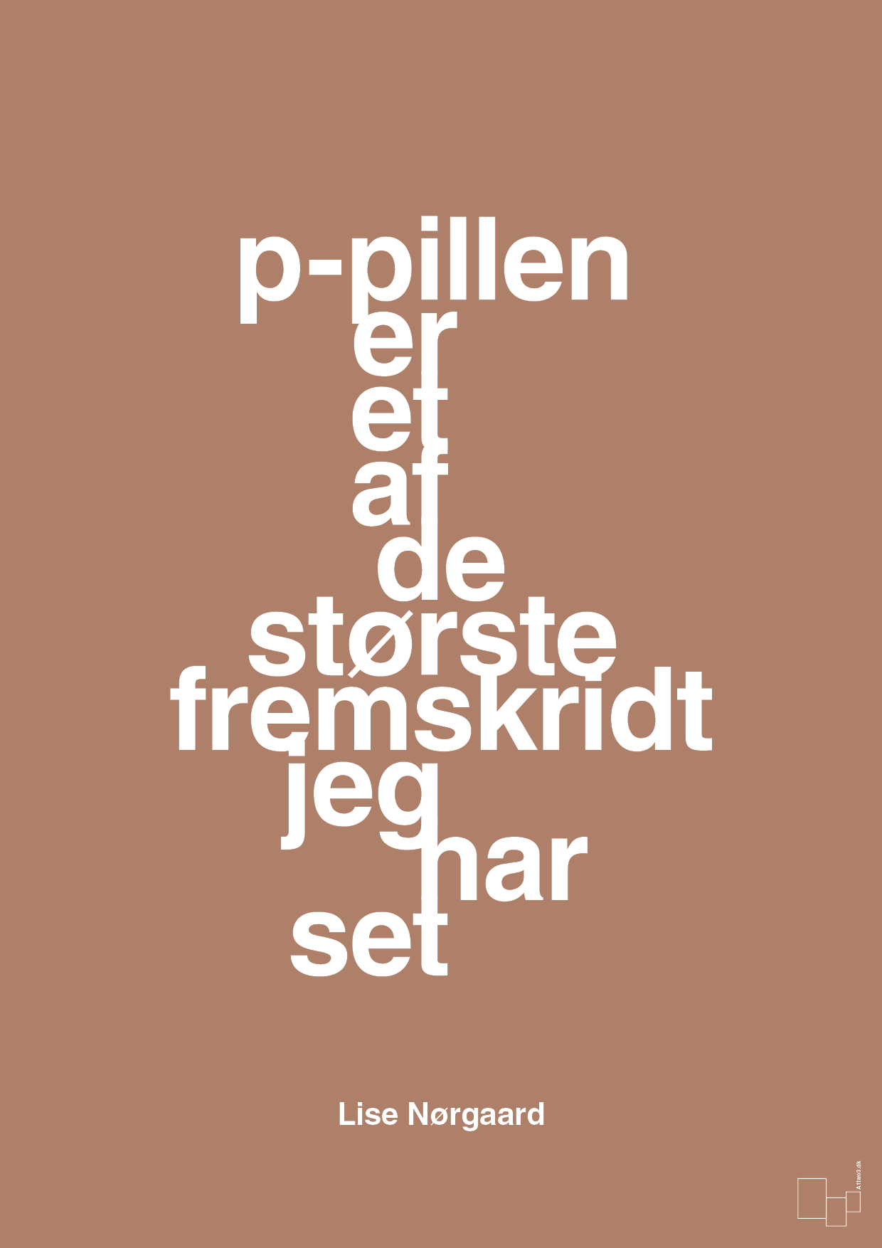 plakat: p-pillen er et af de største fremskridt jeg har set - cider spice-Forfatter-A1two3