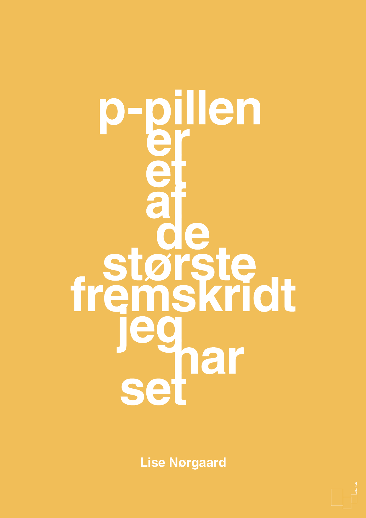 plakat: p-pillen er et af de største fremskridt jeg har set - honeycomb-Forfatter-A1two3