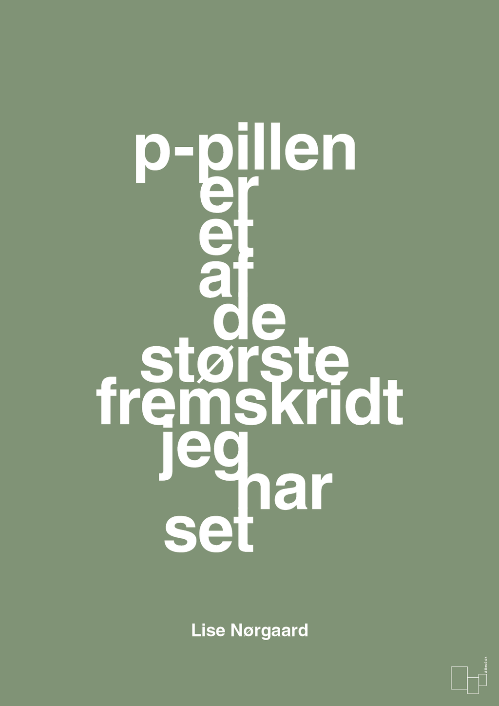 plakat: p-pillen er et af de største fremskridt jeg har set - jade-Forfatter-A1two3