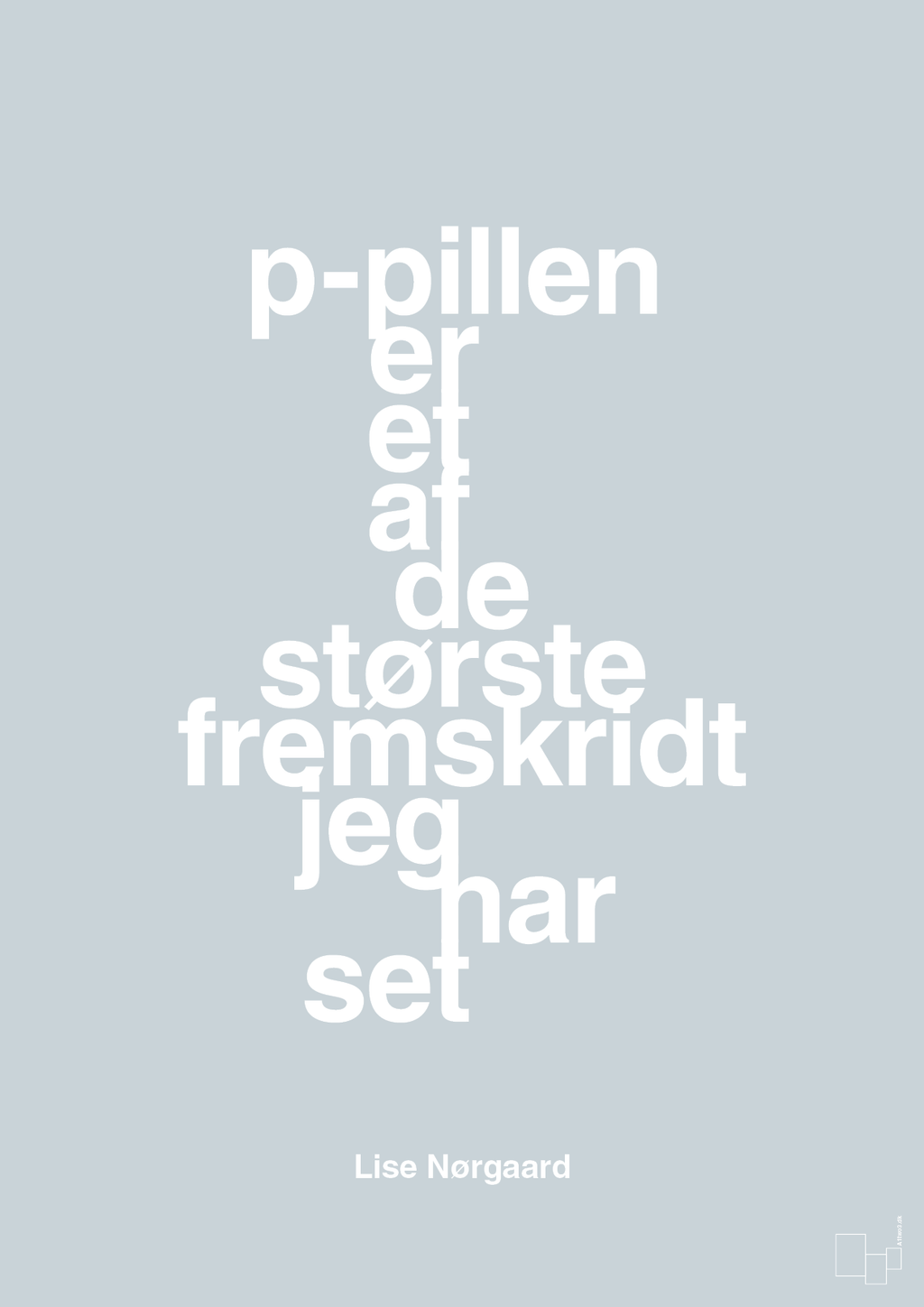 plakat: p-pillen er et af de største fremskridt jeg har set - light drizzle-Forfatter-A1two3