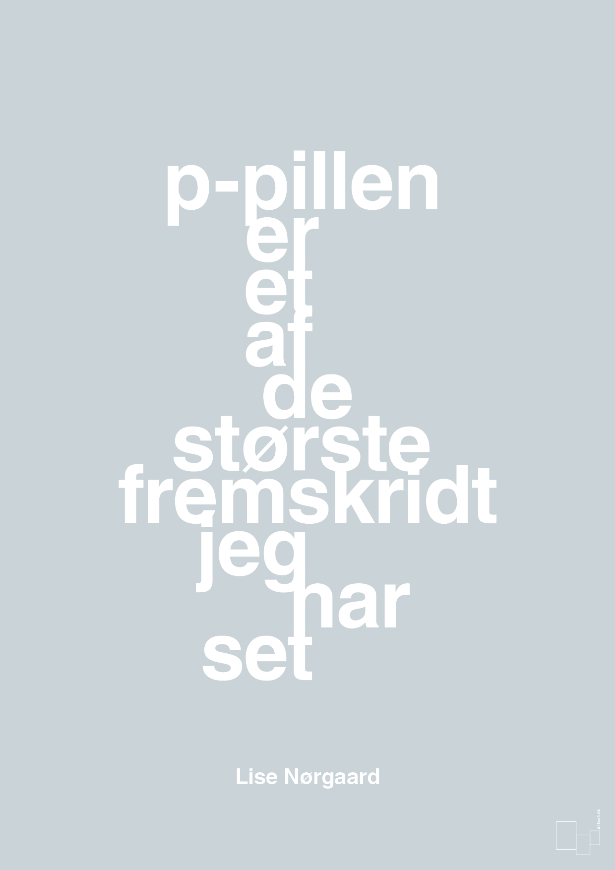 plakat: p-pillen er et af de største fremskridt jeg har set - light drizzle-Forfatter-A1two3
