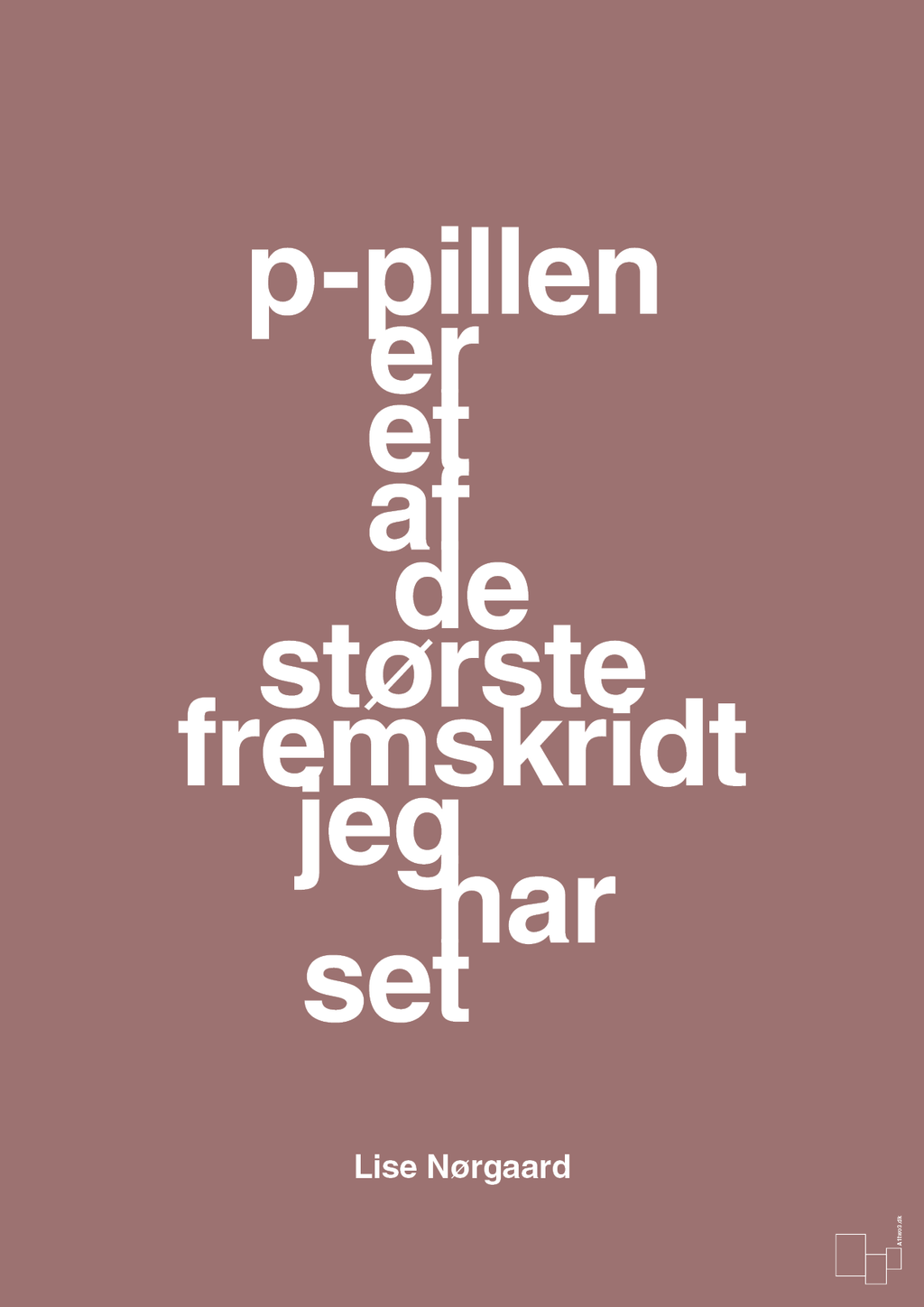 plakat: p-pillen er et af de største fremskridt jeg har set - plum-Forfatter-A1two3