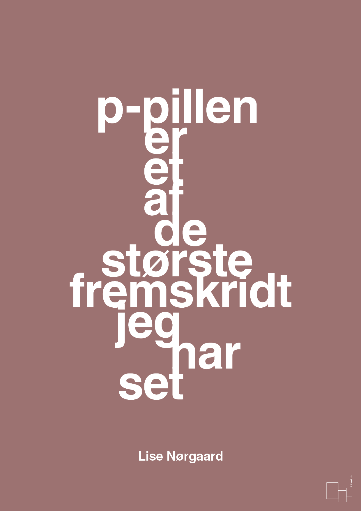 plakat: p-pillen er et af de største fremskridt jeg har set - plum-Forfatter-A1two3