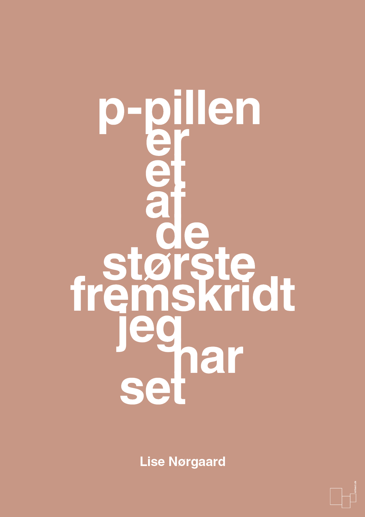 plakat: p-pillen er et af de største fremskridt jeg har set - powder-Forfatter-A1two3