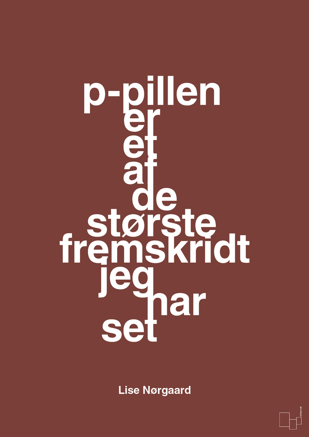 plakat: p-pillen er et af de største fremskridt jeg har set - red pepper-Forfatter-A1two3