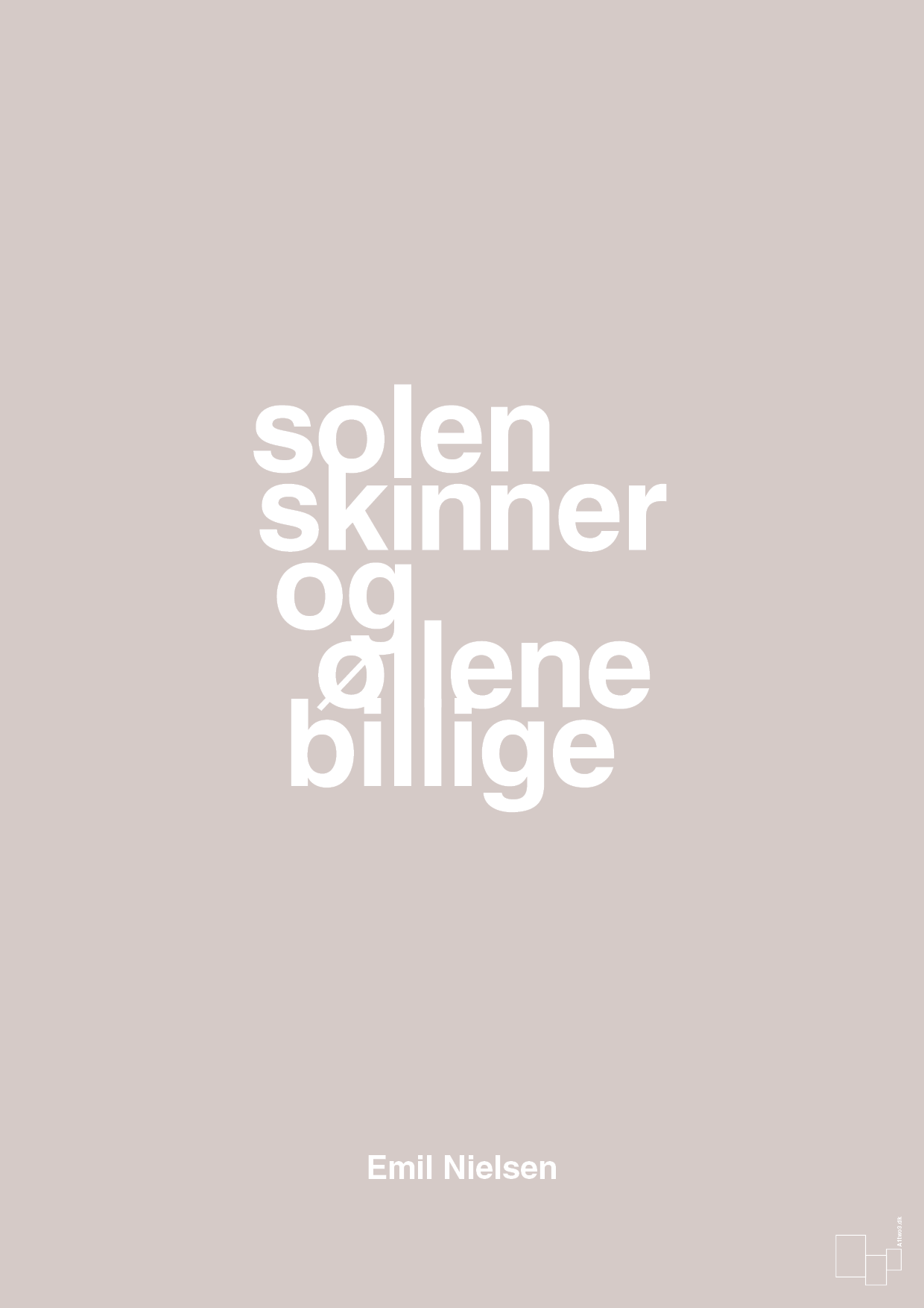 plakat: solen skinner og øllene er billige - broken beige-Håndbold-A1two3