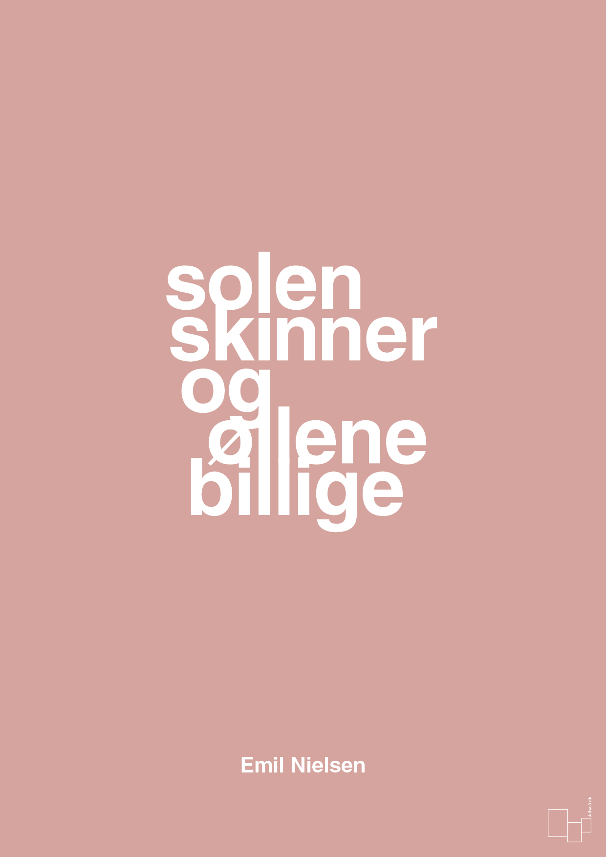 plakat: solen skinner og øllene er billige - bubble shell-Håndbold-A1two3