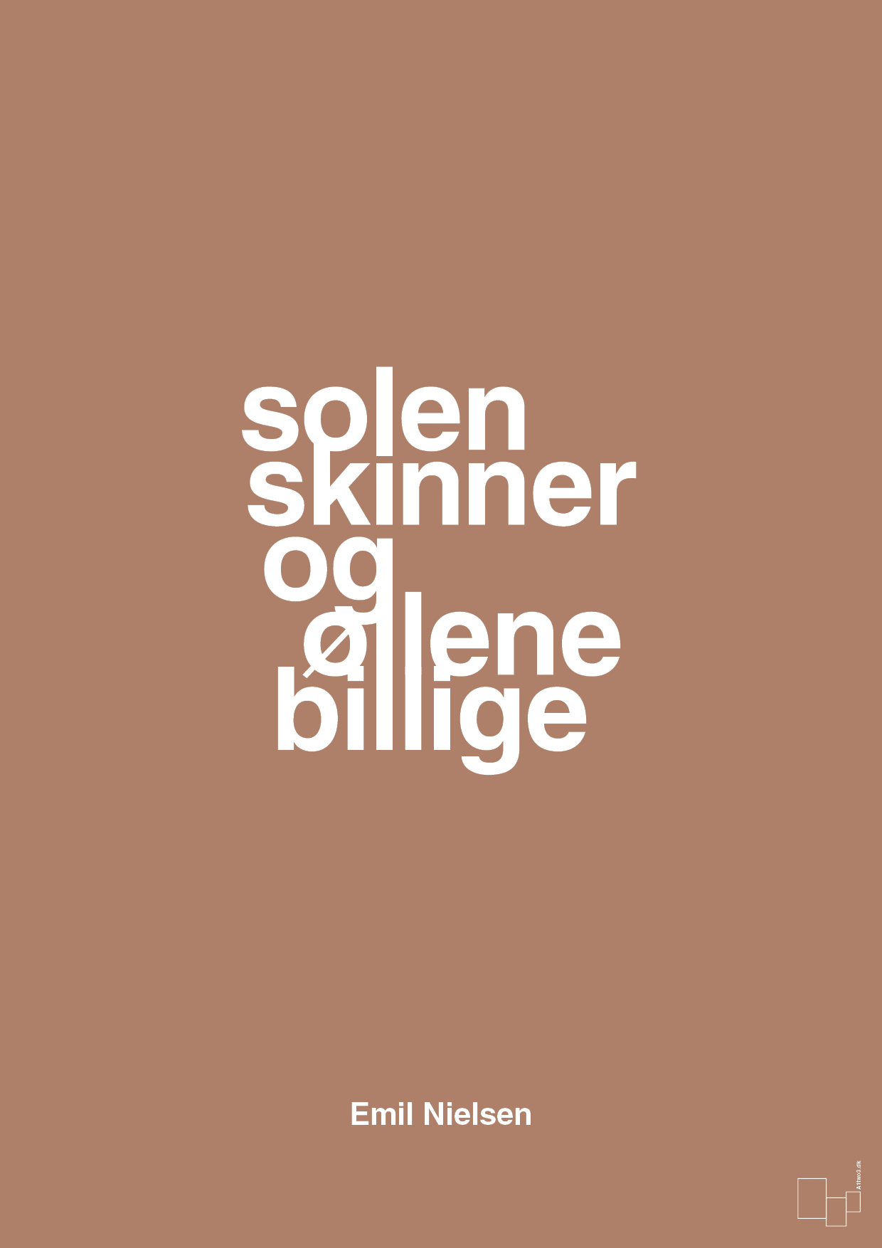 plakat: solen skinner og øllene er billige - cider spice-Håndbold-A1two3