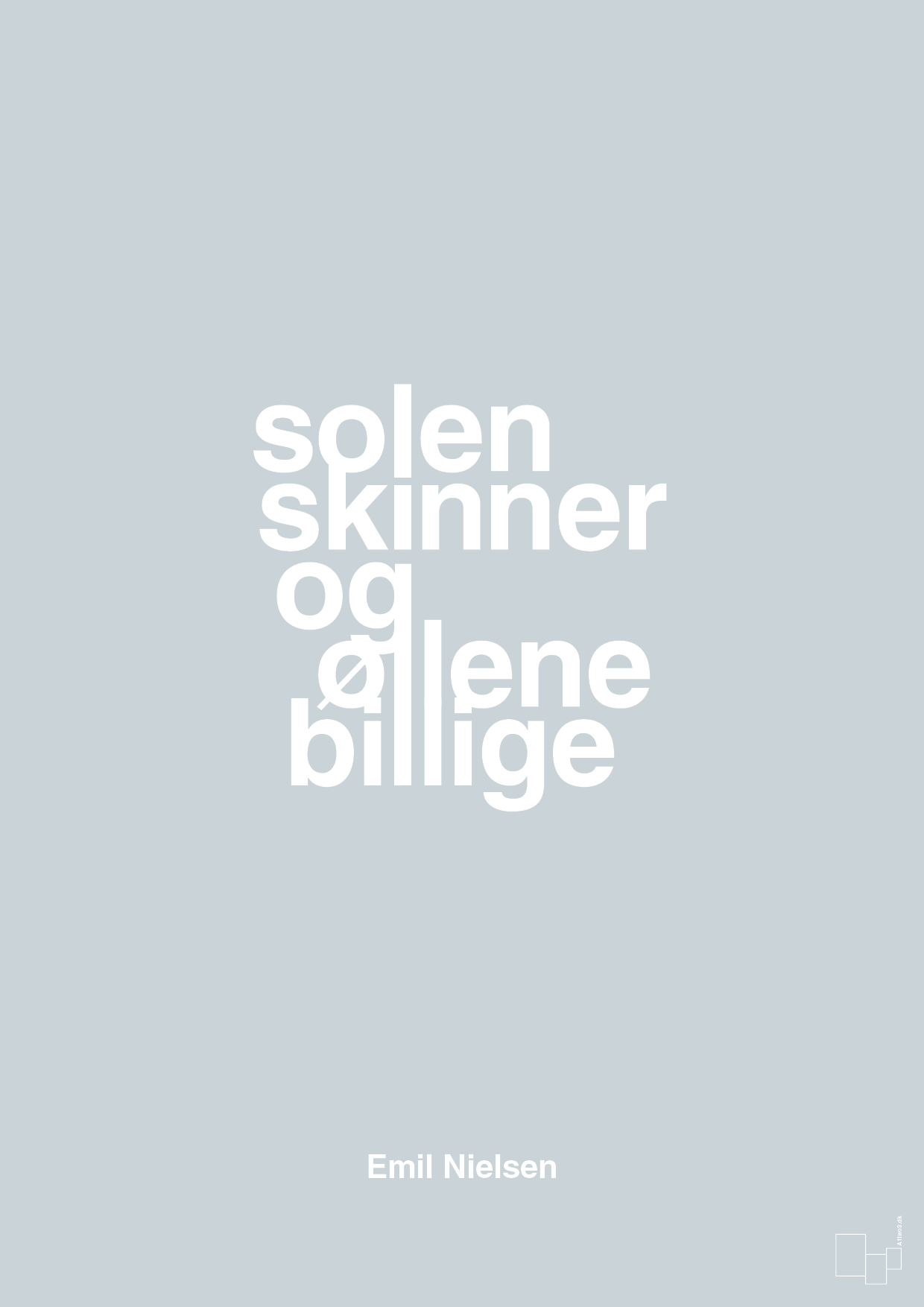 plakat: solen skinner og øllene er billige - light drizzle-Håndbold-A1two3