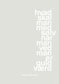 plakat: hvad skal man med sølv når man ved at man er guld værd - painters white-Håndbold-A1two3