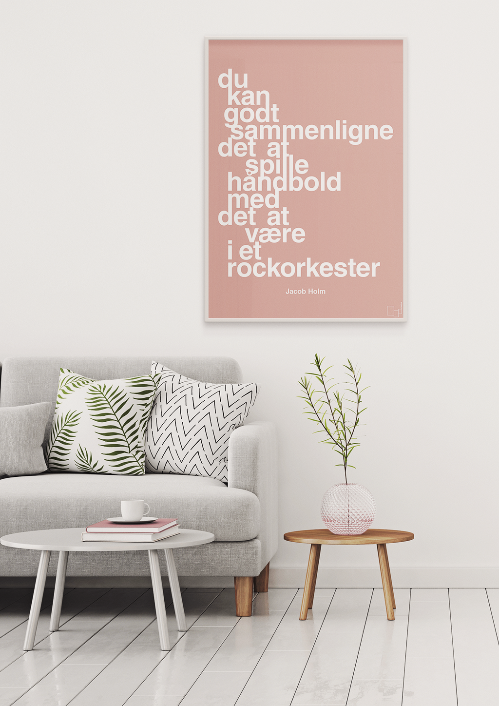 plakat: du kan godt sammenligne det at spille håndbold med det at være i et rockorkester - cider spice-Håndbold-A1two3
