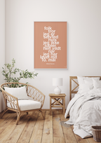 plakat: folk tror jeg er selvfed hvis jeg ikke jubler helt vildt når jeg har lavet mit 10. mål - creamy mushroom-Håndbold-A1two3