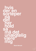 plakat: hvis der en sorteper på det her hold så må det unægtelig være mig - bubble shell-Håndbold-A1two3