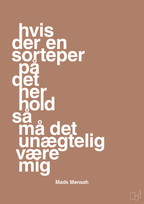 plakat: hvis der en sorteper på det her hold så må det unægtelig være mig - cider spice-Håndbold-A1two3