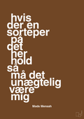 plakat: hvis der en sorteper på det her hold så må det unægtelig være mig - dark brown-Håndbold-A1two3