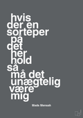 plakat: hvis der en sorteper på det her hold så må det unægtelig være mig - graphic charcoal-Håndbold-A1two3
