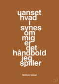 plakat: uanset hvad i synes om mig er det håndbold jeg spiller - cognac-Håndbold-A1two3