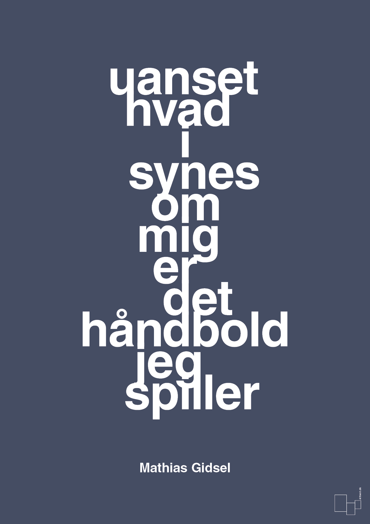 Uanset hvad i synes om mig er det håndbold jeg spiller - petrol-Håndbold-A1two3
