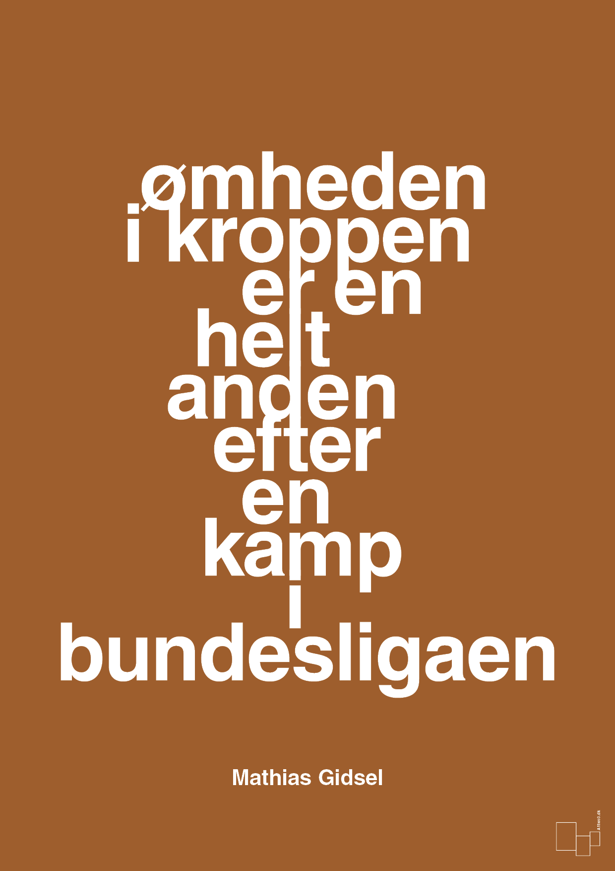 plakat: ømheden i kroppen er en helt anden efter en kamp i bundesligaen - cognac-Håndbold-A1two3