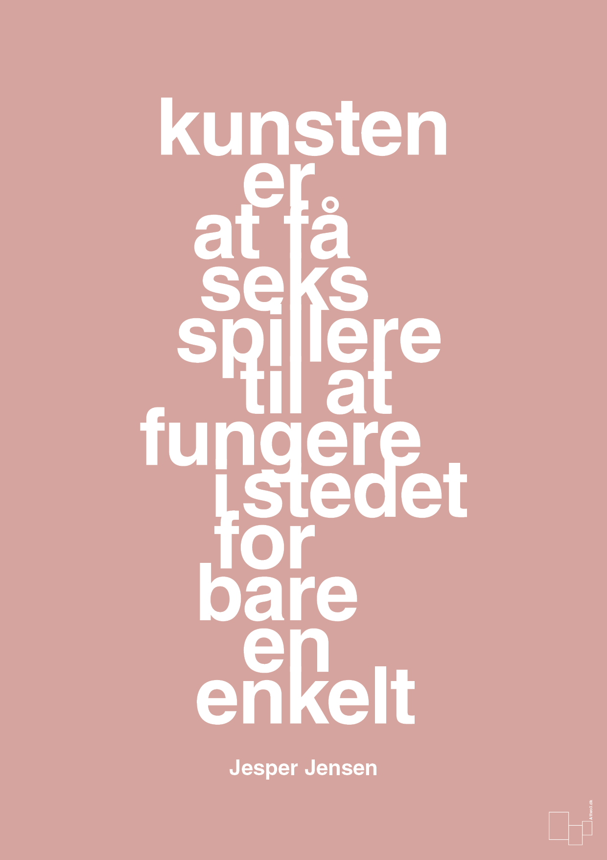 plakat: kunsten er at få seks spillere til at fungere i stedet for bare en enkelt - bubble shell-Håndbold-A1two3