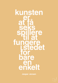plakat: kunsten er at få seks spillere til at fungere i stedet for bare en enkelt - charismatic-Håndbold-A1two3