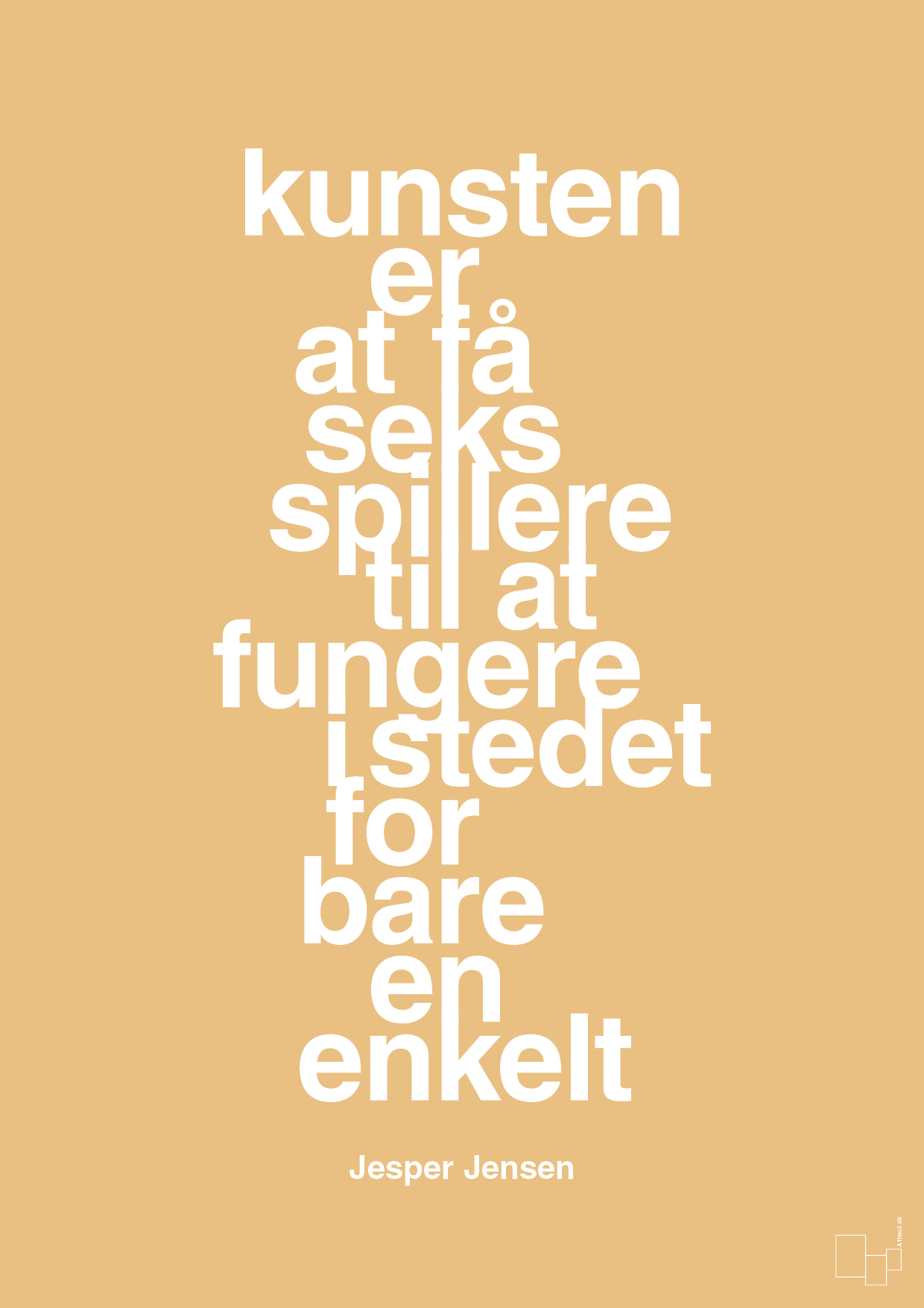 plakat: kunsten er at få seks spillere til at fungere i stedet for bare en enkelt - charismatic-Håndbold-A1two3