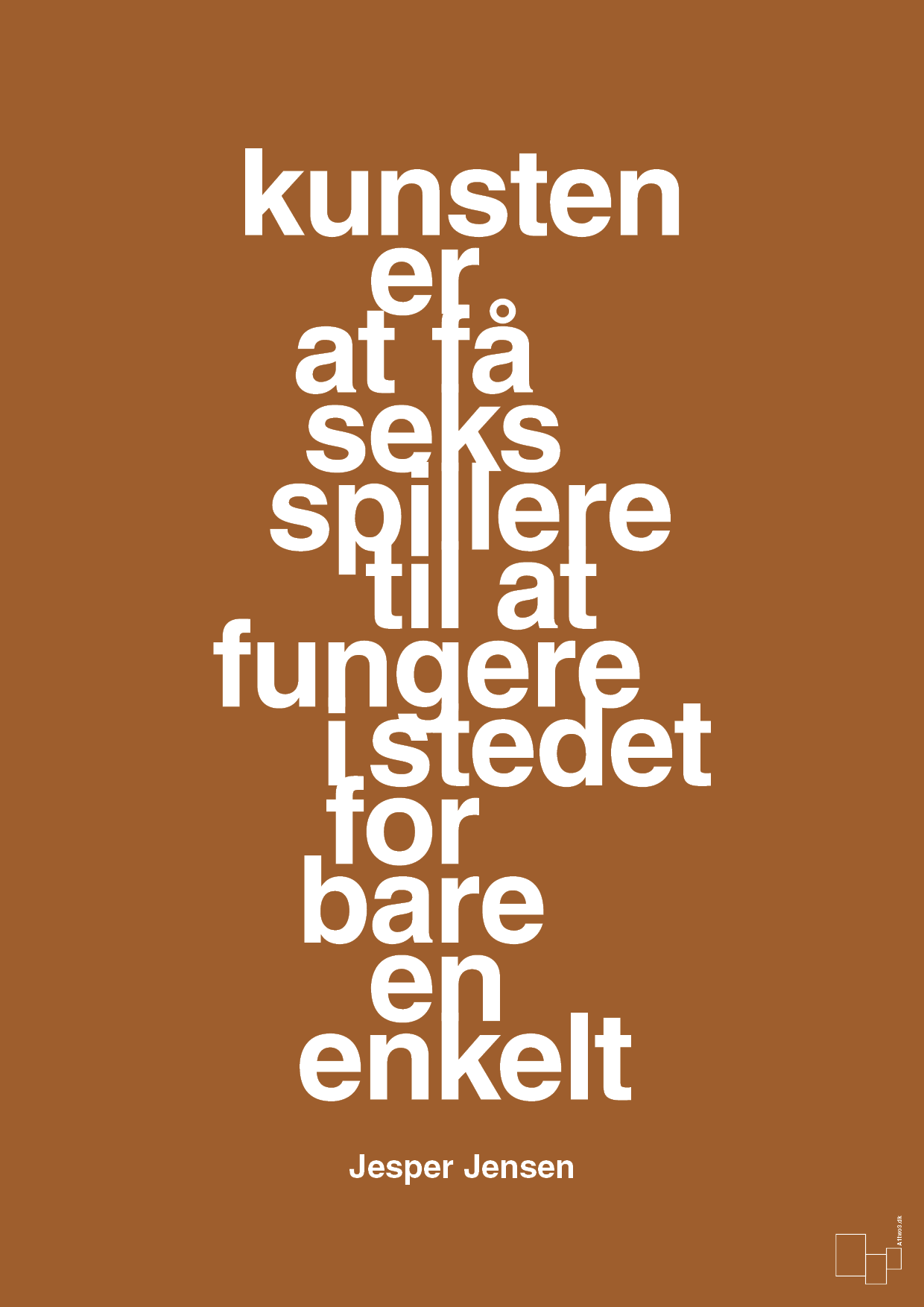 plakat: kunsten er at få seks spillere til at fungere i stedet for bare en enkelt - cognac-Håndbold-A1two3