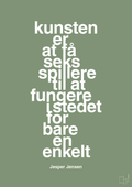 plakat: kunsten er at få seks spillere til at fungere i stedet for bare en enkelt - jade-Håndbold-A1two3