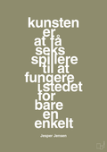 plakat: kunsten er at få seks spillere til at fungere i stedet for bare en enkelt - misty forrest-Håndbold-A1two3