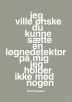 plakat: jeg ville ønske du kunne sætte en løgnedetektor på mig - jeg holder ikke med nogen - battleship gray-Håndbold-A1two3