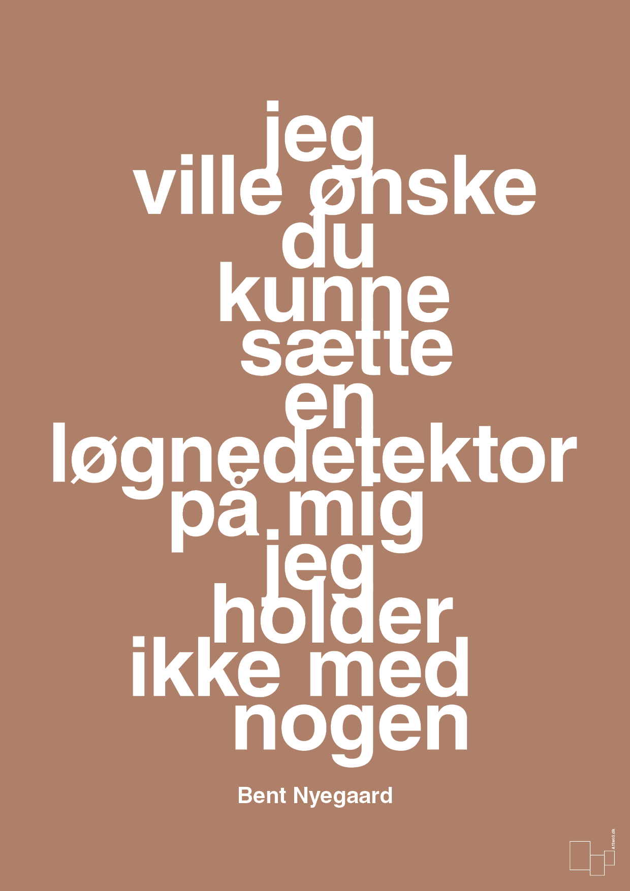 plakat: jeg ville ønske du kunne sætte en løgnedetektor på mig - jeg holder ikke med nogen - cider spice-Håndbold-A1two3