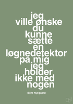 plakat: jeg ville ønske du kunne sætte en løgnedetektor på mig - jeg holder ikke med nogen - jade-Håndbold-A1two3