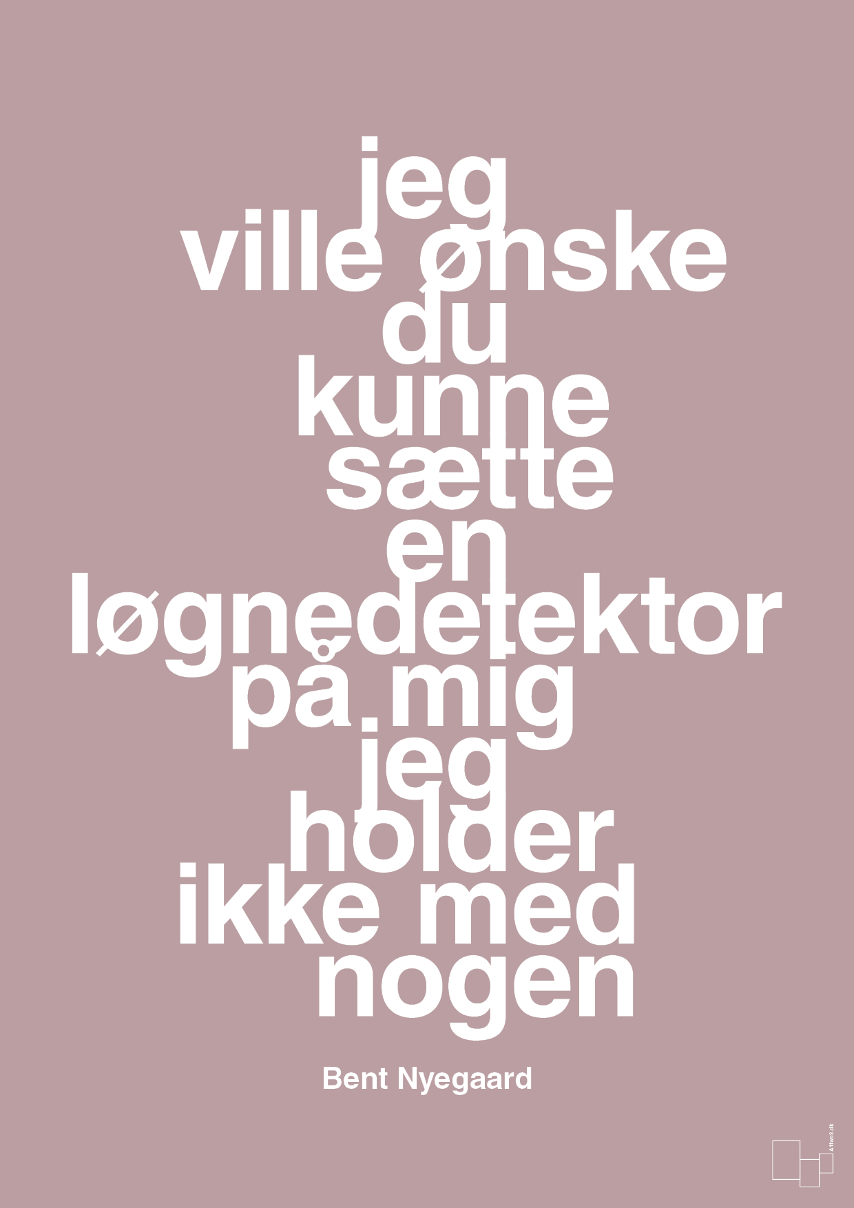 plakat: jeg ville ønske du kunne sætte en løgnedetektor på mig - jeg holder ikke med nogen - light rose-Håndbold-A1two3