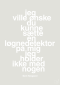 plakat: jeg ville ønske du kunne sætte en løgnedetektor på mig - jeg holder ikke med nogen - painters white-Håndbold-A1two3